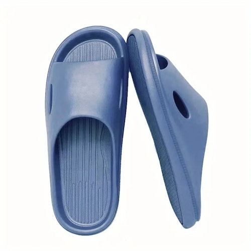 Light Weight Slippers Slides Soft Non-Slip Quick Drying Size (5.5-6) Color (Sea Blue)