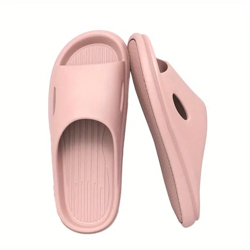 Light Weight Slippers Slides Soft Non-Slip Quick Drying Size (9.5-10) Color (Pink)