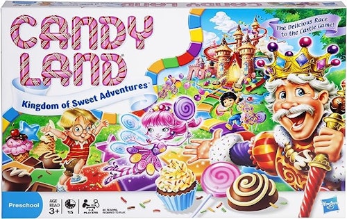 Hasbro Gaming Candy Land: Kingdom of Sweet Adventures Kids Board Game, Preschool Games for 2-4 Players, Kids Board Games, Preschool Games, Ages 3 and Up