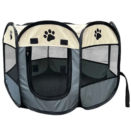 Portable Foldable Pet Playpen For Indoor Dogs & Cats - Easy To Set Up And Store, Provides Safe And Secure Space For Your Pet
