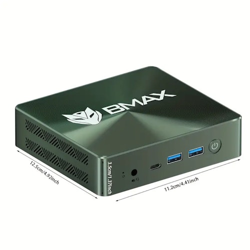 BMAX B6 Pro Mini PC For Windows 11 16GB RAM 512GB Mini Gaming Computer With Processor Intel I5-1030NG7 Processor,Home/Business Mini Desktop Computer