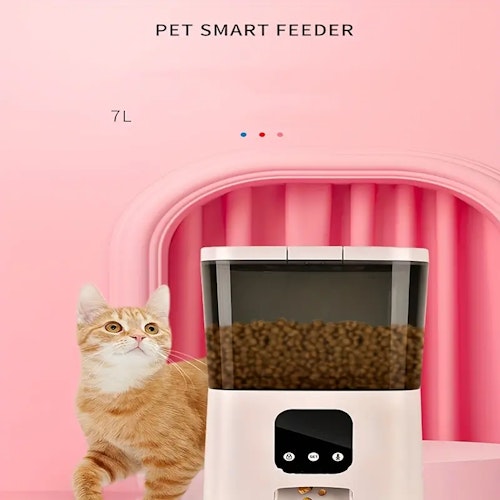 Dog Cat Feeders With Timer New Auto Feeder For Pet 7L Capacity Dog Supplies Smart Feeder For Dry Food