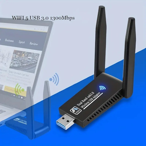 USB Wireless Card Desktop And Laptop Wifi 6 Gigabit 5G Network Dual-band Receiver Without Driver