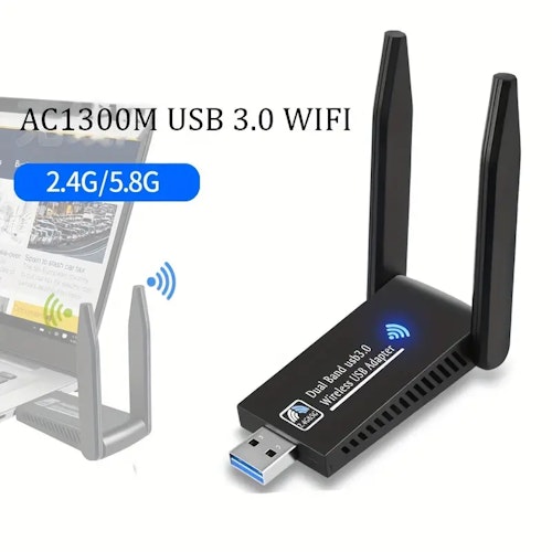 USB Wireless Card Desktop And Laptop Wifi 6 Gigabit 5G Network Dual-band Receiver Without Driver