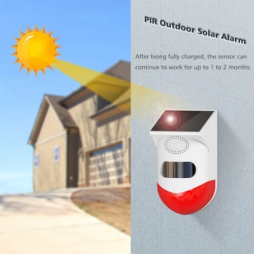 Secure Your Home & Property with this Solar-Powered Siren & Motion-Sensing Alarm!