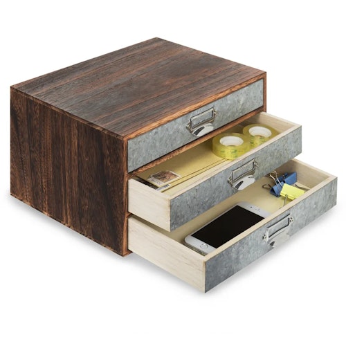 Stackable Desk Organizer with Drawers