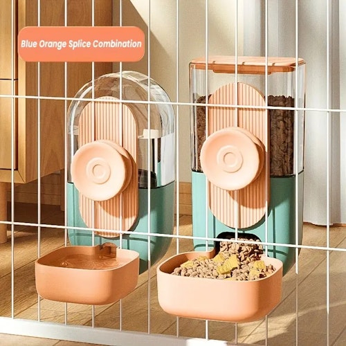 Automatic Pet Feeder and Water Dispenser - Large Capacity, Convenient and Hygienic